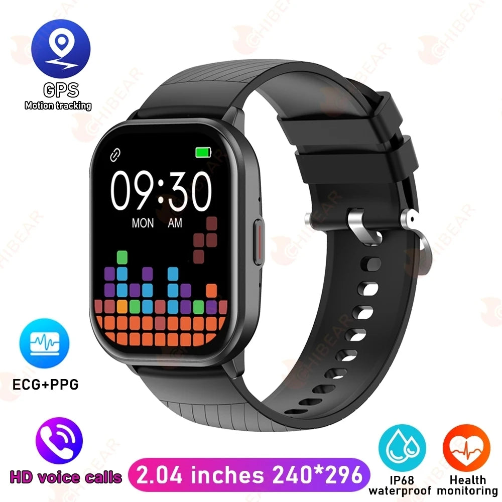 2025 New For Xiaomi Huawei Samsung Smart Watch Men Women Heart Rate Blood Pressure Fitness Tracker Bluetooth Call Smartwatch Man