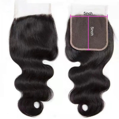 4x4 5x5 Body Wave Closure 6x6 Human Hair Lace Frontal Closure For Women Hair Extensions Swiss Lace  Brazilian Human Hair