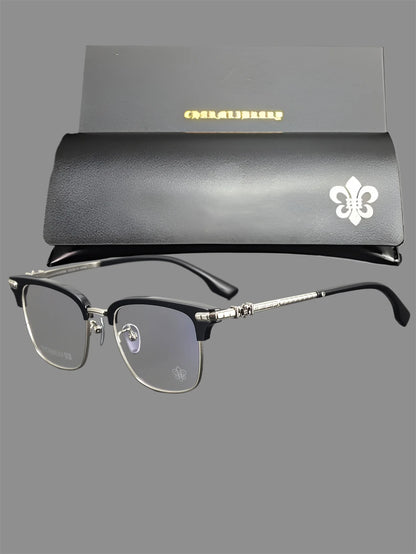 2025 Ultra Light Pure Titanium Fashion Luxury Women Square Business Glasses High Quality Men Optical Prescription Glasses Frame