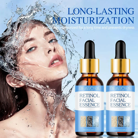 60ml Retinol Serum For Shrinking Pores Anti-aging Brightening Moisturizing Essence Firming And Repairing Skincare Product