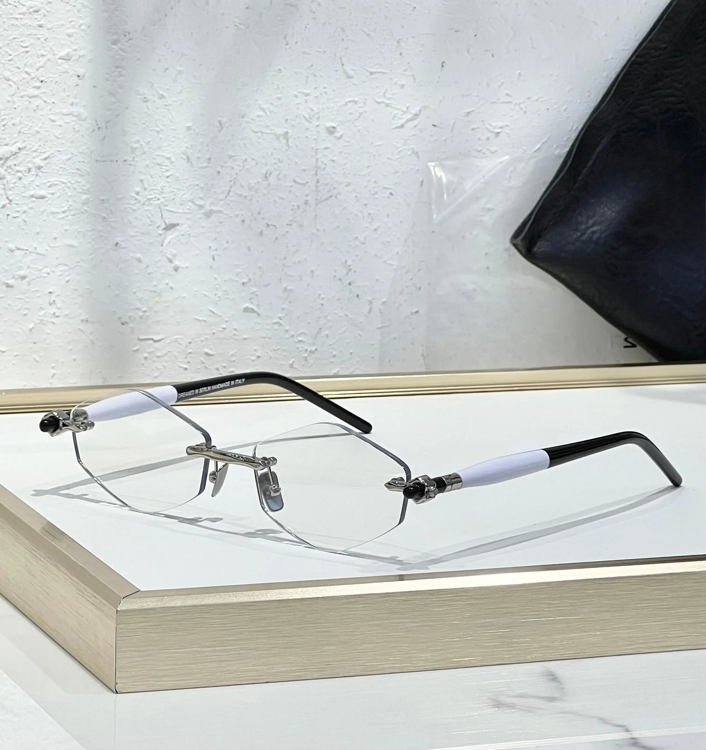 Germany Style Alloy Sunglasses Diomand Acetate Maske P60 Classical Luxury Designer Brand Solar Uv400 Rimless Sunglasses