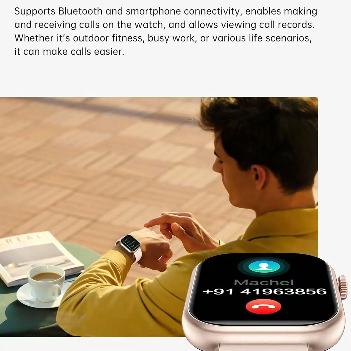 For Xiaomi SmartWatch 5 Global Version Men Women HD Screen Heart Rate Bluetooth Call Waterproof 100+Sports Smart Watch 2025 New