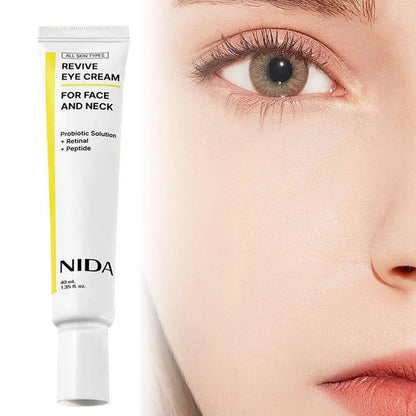 NIDA Retinol Revitalizing Eye Cream For The Face And Neck Nourishing Daily Anti Wrinkle Cream Moisturizing Firming Skin Care