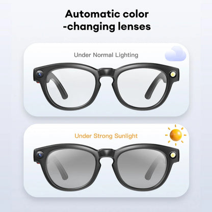HYUNDAI Q8 Bluetooth glasses headset 5.4 4K HD camera AI model 98% accuracy Super built-in battery fashion sunglasses