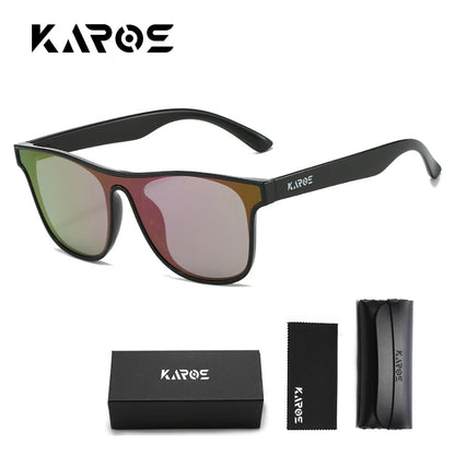 KAROS Polarized Sunglasses For Men Women Square Oversized Anti Glare Driving Eyewear Mirror Sun Glasses Women UV400 Goggles YZ20