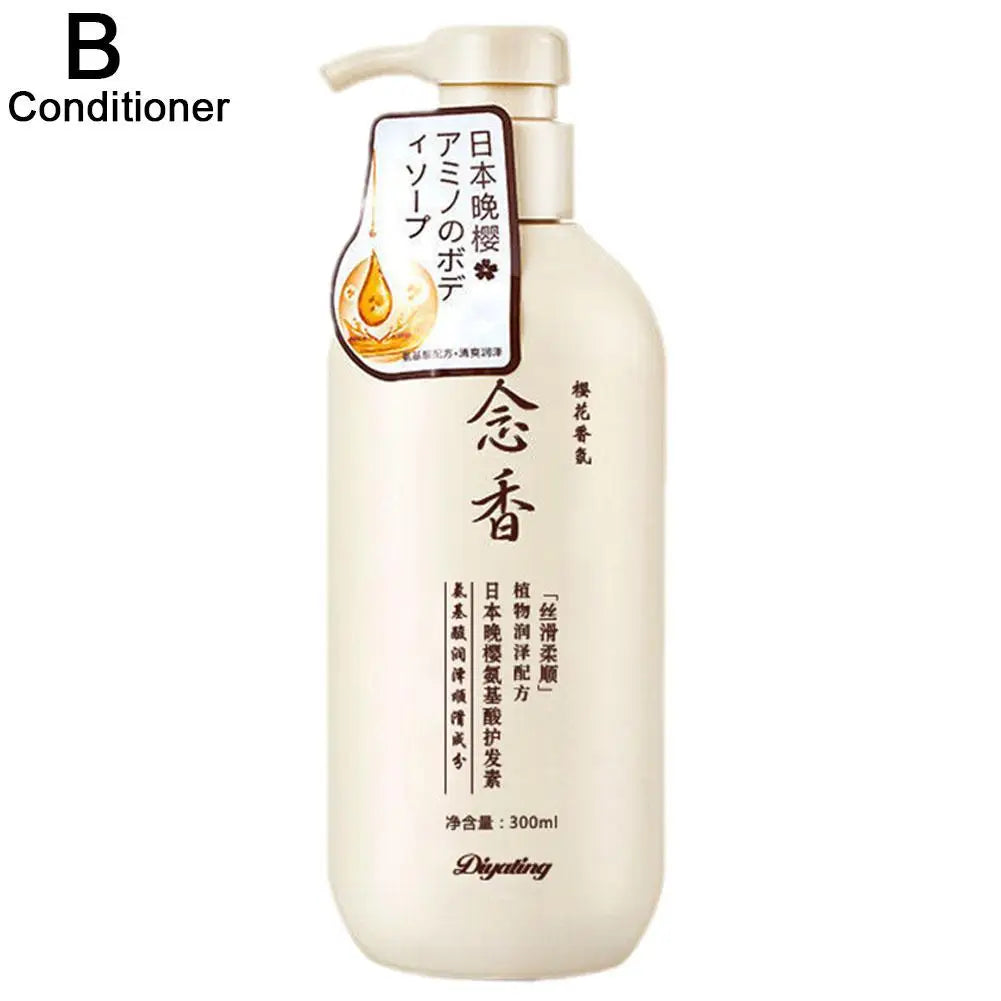 300ml Amino acid fragrant Japanese evening shampoo hair conditioner conditioner and Se hair shampoo bath lotion sham