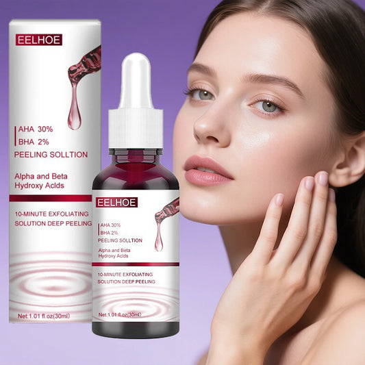 AHA 30%+BHA 2% Exfoliating Face Salicylic Acid Serum Shrink Pores Moisturizing Nourish Smooth Essence Oil Control Skin Care