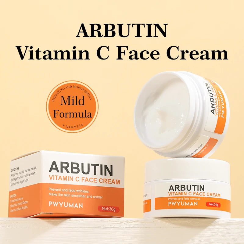Vitamin C Whitening Freckles Cream Remove Dark Spots Melasma Niacinamide Lighten Melanin Anti-aging Brighten Skin Care Products