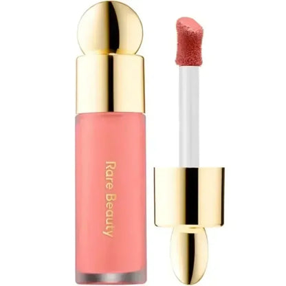 New Fashion ROSE BEAUTY Setting Powder With Mirror Liquid Blush Moisturizing Dual-use Waterproof Lip Glaze Rouge Smooth Makeup
