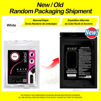 Sevich 100g Hair Fibers Refill Bag Keratin Instant Hair Growth Powder Hair Building Fiber Hair Regrowth Powder Hair Loss Product