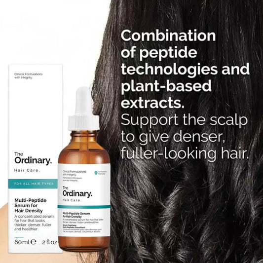 Advanced Hair Care Serum with Multi-Peptides for Enhanced Hair Density and Scalp 60ml Bottle for All Hair Types