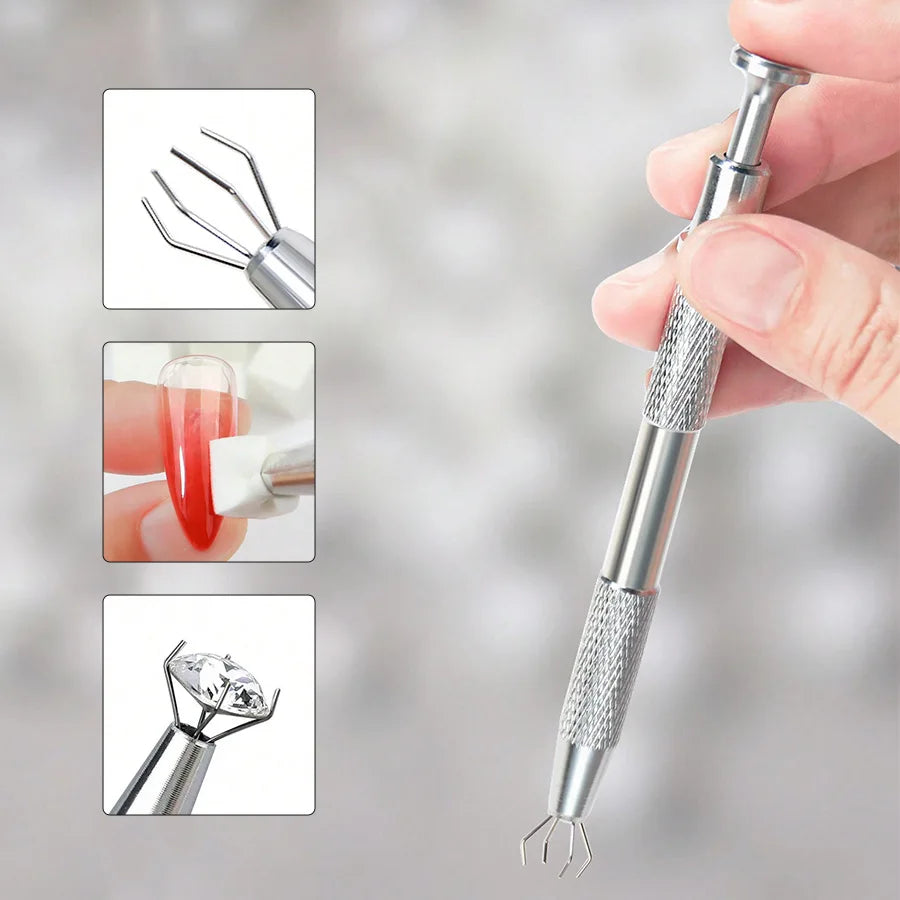 50/100Pcs Square Nail Art Sponge Set Gradient Nail Brushes Gel Polish DIY Design Nail Sponge Grab Pen Manicure Supplies Tools