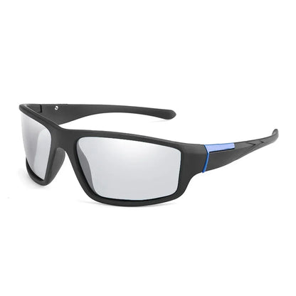 Polarized Sunglasses for Driving: Men's Fashion Square Frame Travel Eyewear