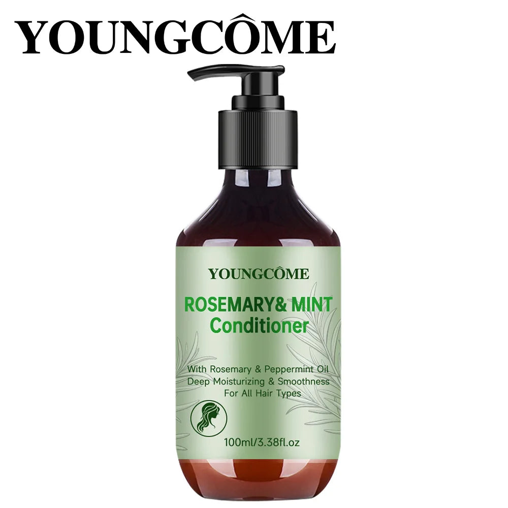 YOUNGCOM Rosemary Mint Strengthening Hair Conditioner- Detangling & Hydrating Conditioner to Help Increase Manageability Strands