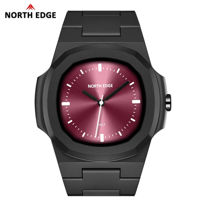 NORTH EDGE VOLT New Smart Watch Men Digital Watch Sports Swimming Fashion Simple Light Square Watch For Men Women Waterproof 50M
