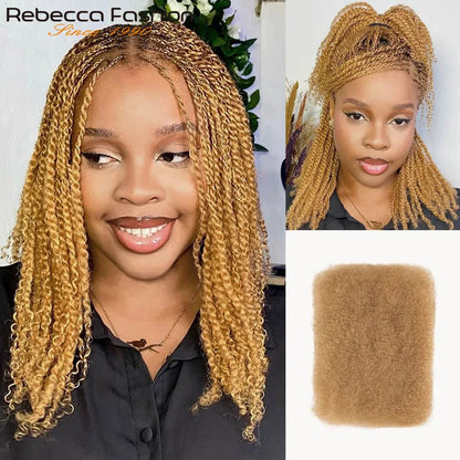 Brazilian Afro kinky Bulk Human Hair For Braiding Remy Hair Bundle QVR Remy Bulk Hair No Attachment Peruvian Afro Kinky Bulk