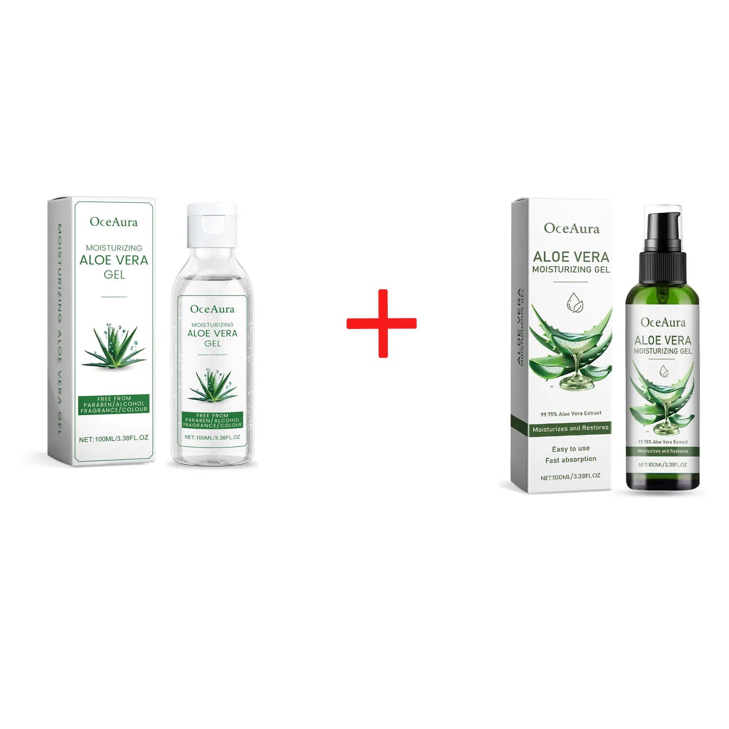 Aloe Vera Gel Pore Shrinking Oil Control Ance Remover Moisturizing Brighten Anti-Aging Facial Essence Beauty Skin Care Products