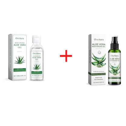 Aloe Vera Gel Pore Shrinking Oil Control Ance Remover Moisturizing Brighten Anti-Aging Facial Essence Beauty Skin Care Products