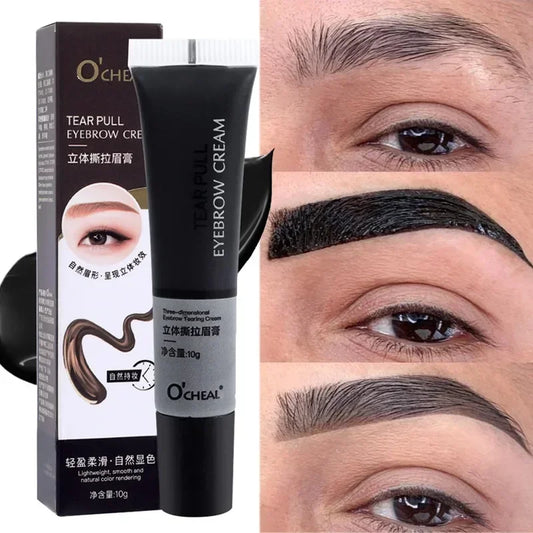 Waterproof Peel Off Eyebrow Gel Semi-Permanent Matte Eye Brow Tattoo Tint Dye Eyebrow Enhancer Cream Make Up Cosmetics화장품