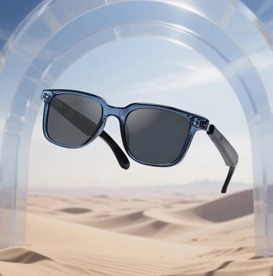 GT-51 HD AI Smart Glasses Chat 50mA*2 battery Battery Voice Assistant Control Camera Bluetooth Call Smart Glasses