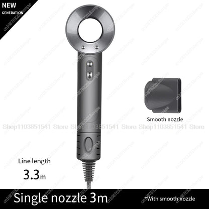 Professinal Leafless Hair Dryer 220V Negative Ion Quick Dry Home Powerful Constant Flyaway Attachment Anion Electric Hair Dryers