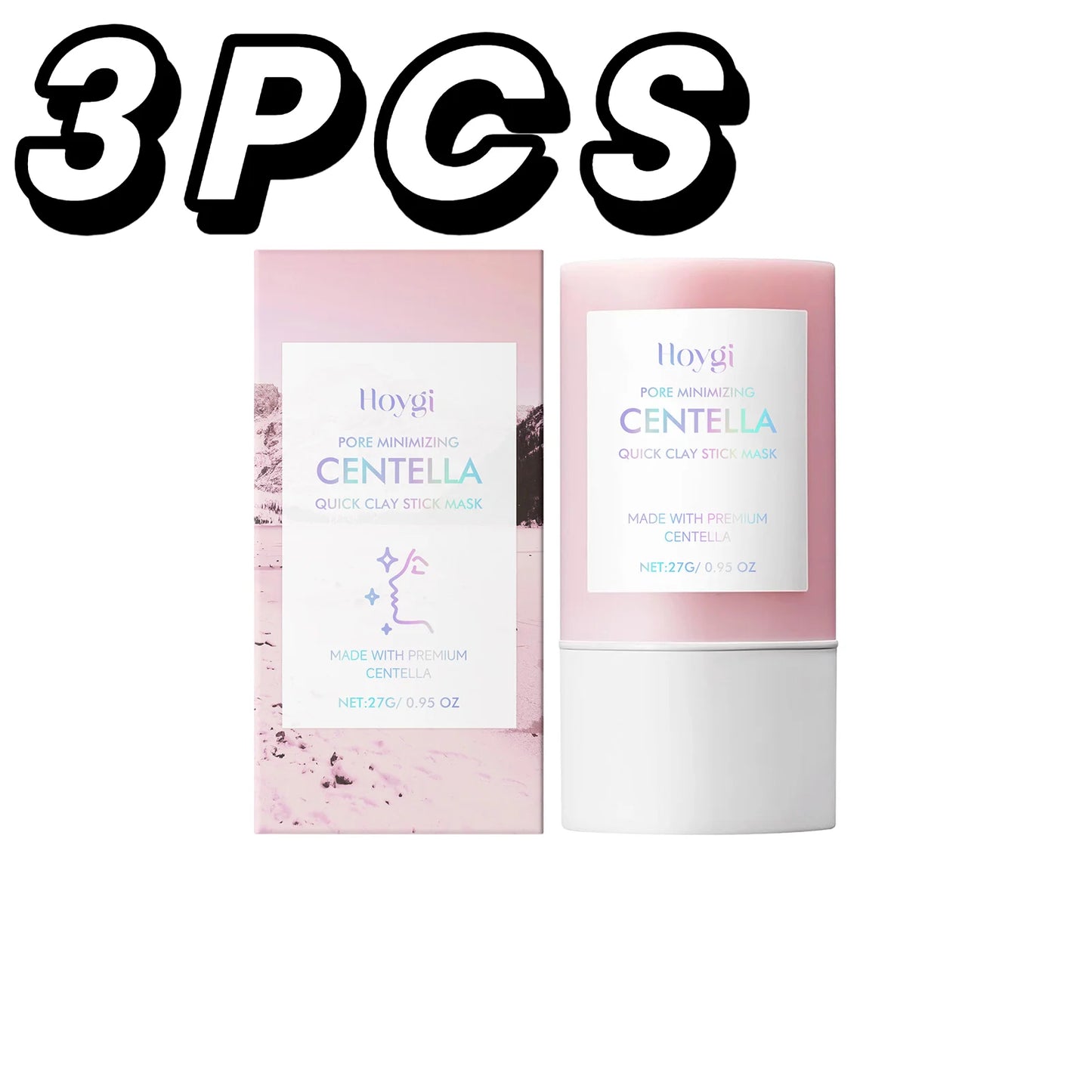 Centella Clay Stick Mask Pore Minimizing Quick Moisturizing Soothing Facial Brightening Face Mask Skin Care 27g