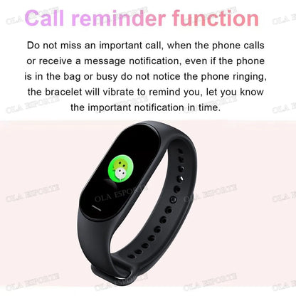 Sports Smart Watch Music Control Fitness Calorie Track Bracelet Phone Information Remind Steps Bluetooth Smart Watches M8 Band