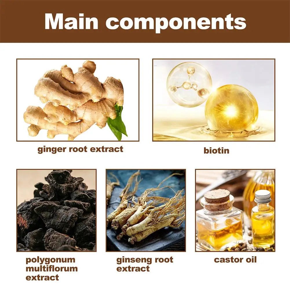 1-20XHair Growth Products Biotin Fast Growing Hair Essential Oil Anti Hair Loss Spray Scalp Treatment Repair Loss Growing Unisex