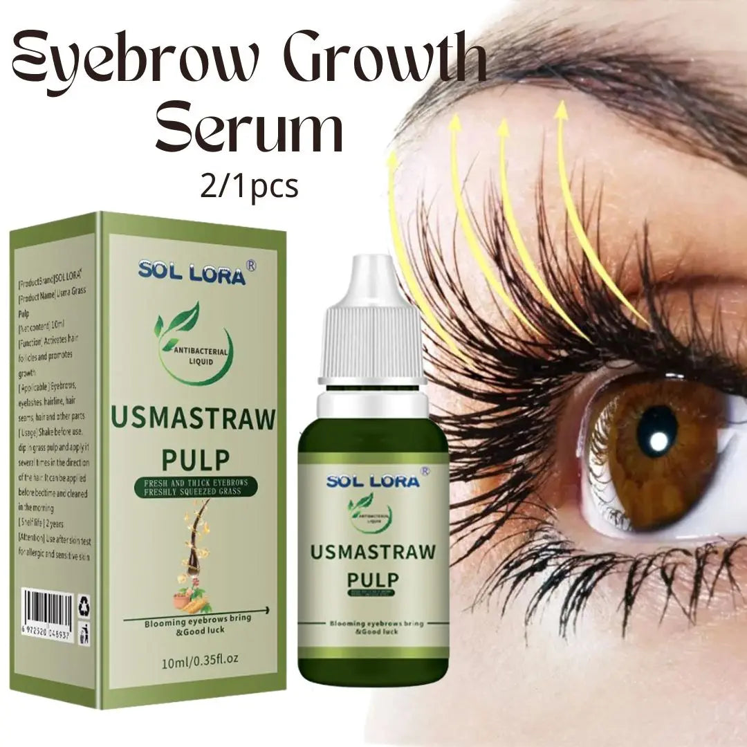 Eyebrow Growth Serum Usma Stick Thick Eyelashes Fresh Usman Grass Juice Nutrition Liquid Extension For Intensive Lengthening