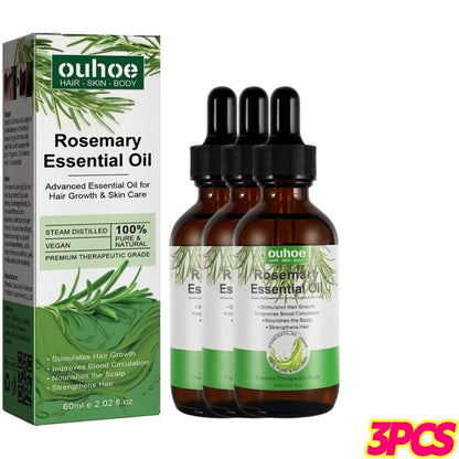 Rosemary Oil Hair Growth Essential Coconut Oil Improve Hair Loss And Nourishes Strengthen Hair Roots Scalp Treatment Hair Care