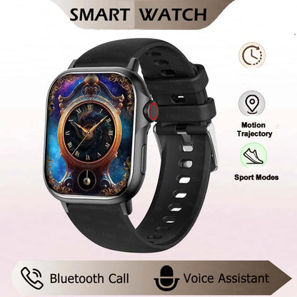 Delicacy Watch 2.01 Inch HD Smartwatch Men Surprise Gift Wireless Call Health Tracker Custom Photo Al Voice App Control Watches