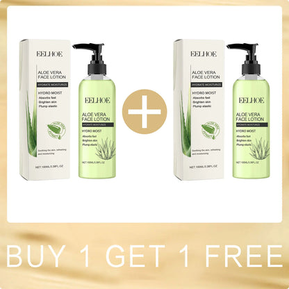 EELHOE Aloe Vera Moisturizing Face Lightening Lotions Smooth Glow Gloss Hydrator Rejuvenation Dry Skin Lotion for Face Nourish