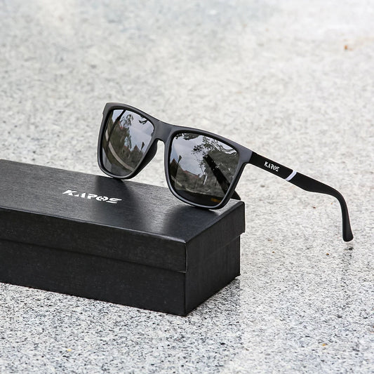 KAROS Polarized Sunglasses Driving Outdoor Travel Ultralight UV400 Eyewear Men Women Sports Fishing Mirror Sun Glassses YZ2015WB