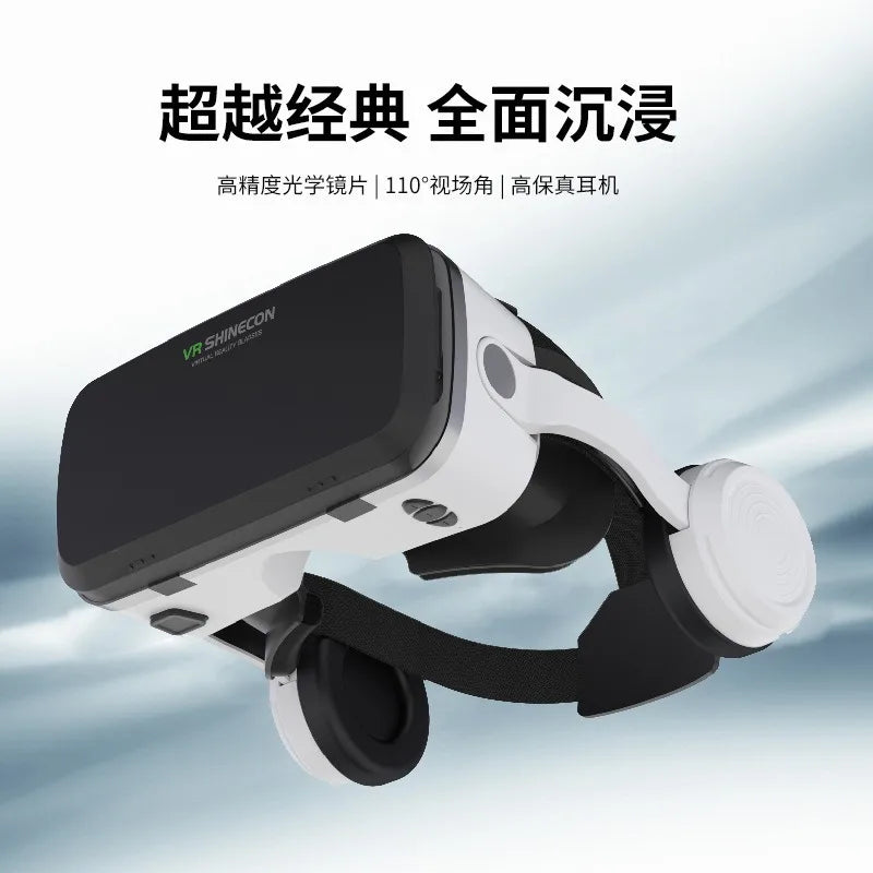 VR Shinecon Virtual Reality Casque Helmet 3D Glasses For Smartphone Smart Phone Headset Goggles Binoculars Video Game Wirth Lens