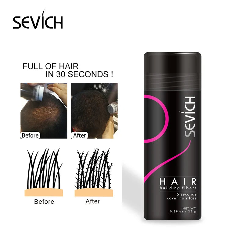 25G Hair Building Fiber Natural Keratin Styling Powder Hair Loss Conceale Fiber Building Hairline Hair Growth Powders 10 Color