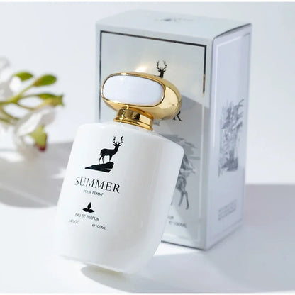 100ML Perfumes De Mujer Perfumes Árabes Originales Fresh Citrus Floral Scent Eau De Toilette with A Long-lasting Fragrance