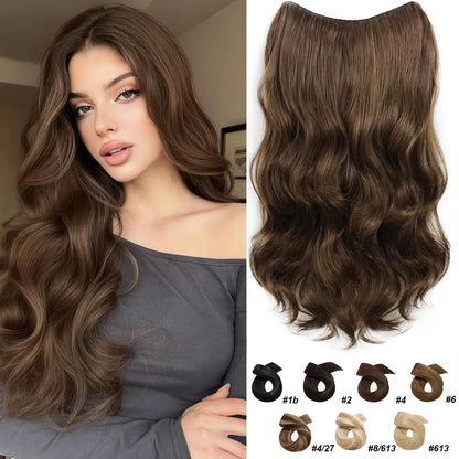 Bone Straight Clip In Hair Extensions 100% Human Hair 5 Clips 3/4 Full Head One Piece Clip In Human Hair Extensions For Women