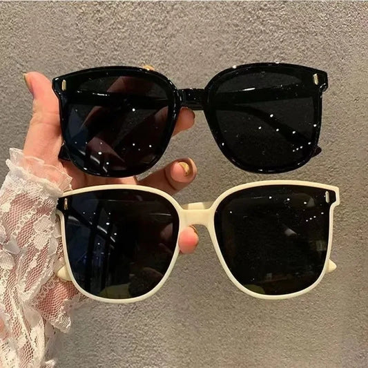 New Fashion Women Sunglasses Designer Brand Sun Glasses Vintage Exquisite Large Frame Eyewear Leisure Travel UV400 Oculos De Sol