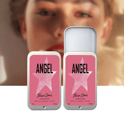 Angel Star Solid Perfume Cream Floral Fruity Cologne Long-lasting Fragrance Essential Oil Portable Dating Business Solid Perfume