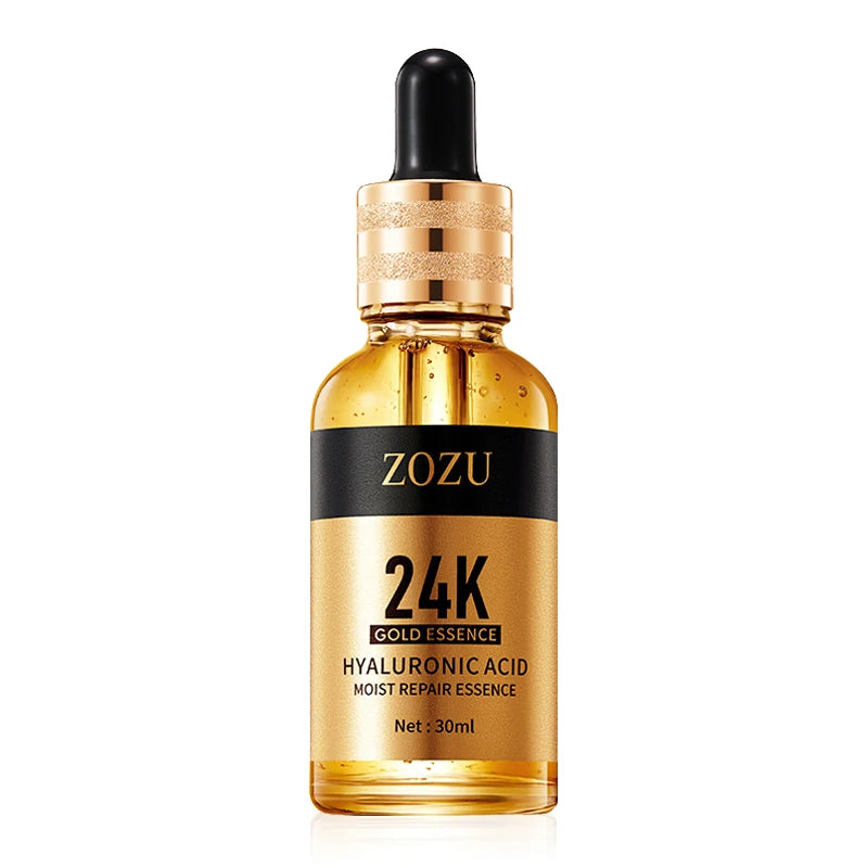 1/2/3pcs 24K Gold Hyaluronic Acid Serum Facial Essence Moisturizing Hydrating Anti-aging Face Serum Facial Skin Care Products