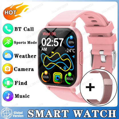 New Women Bluetooth Call Smart Watch Heart Rate Menstrual Tracking Health Smartwatches Waterproof Men Smartwatch For Android IOS