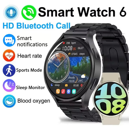 New Smart Watch 6 Men And Woman 1.44 Inch Screen Bluetooth Call Heart Rate Health Monitoring For Sunxing Wacthes 6 Pro Updates