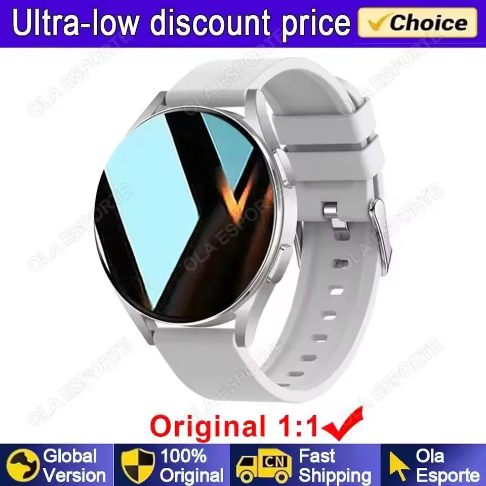 Men Women Health Smart Watch AMOLED Screen Voice Call Smartwatch All-day Heart Rate Monitoring Fashion Waterproof Sports Watches