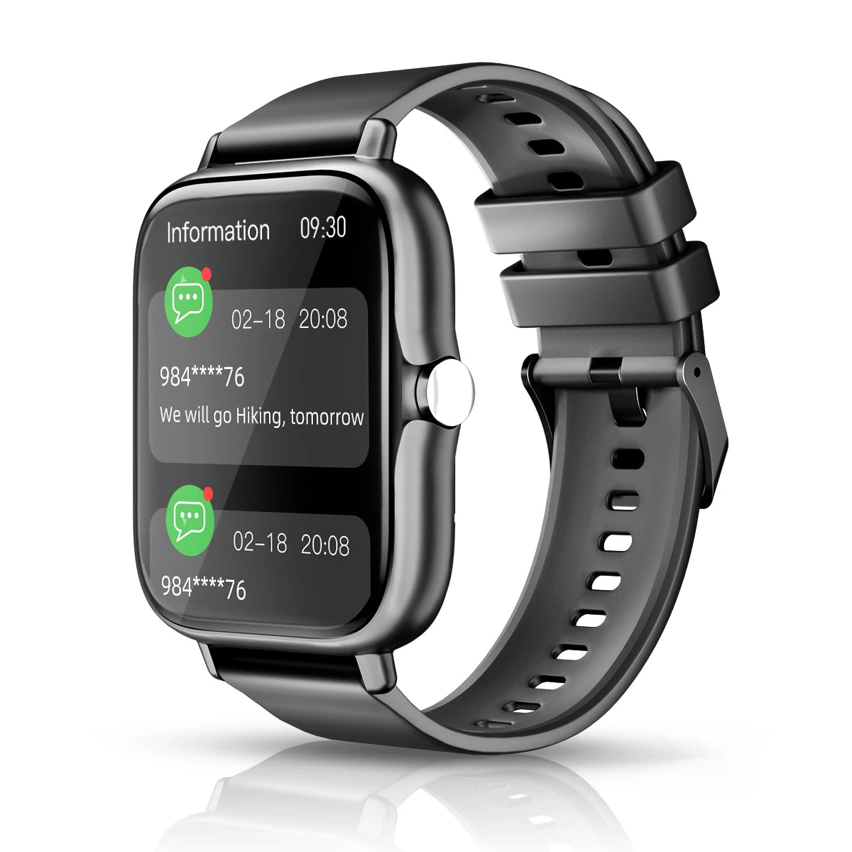 1.83'' Waterproof Smart Watch with Message Answer Call Sleep Monitoring Sports Pedometer Information Alerts For iPhone Android
