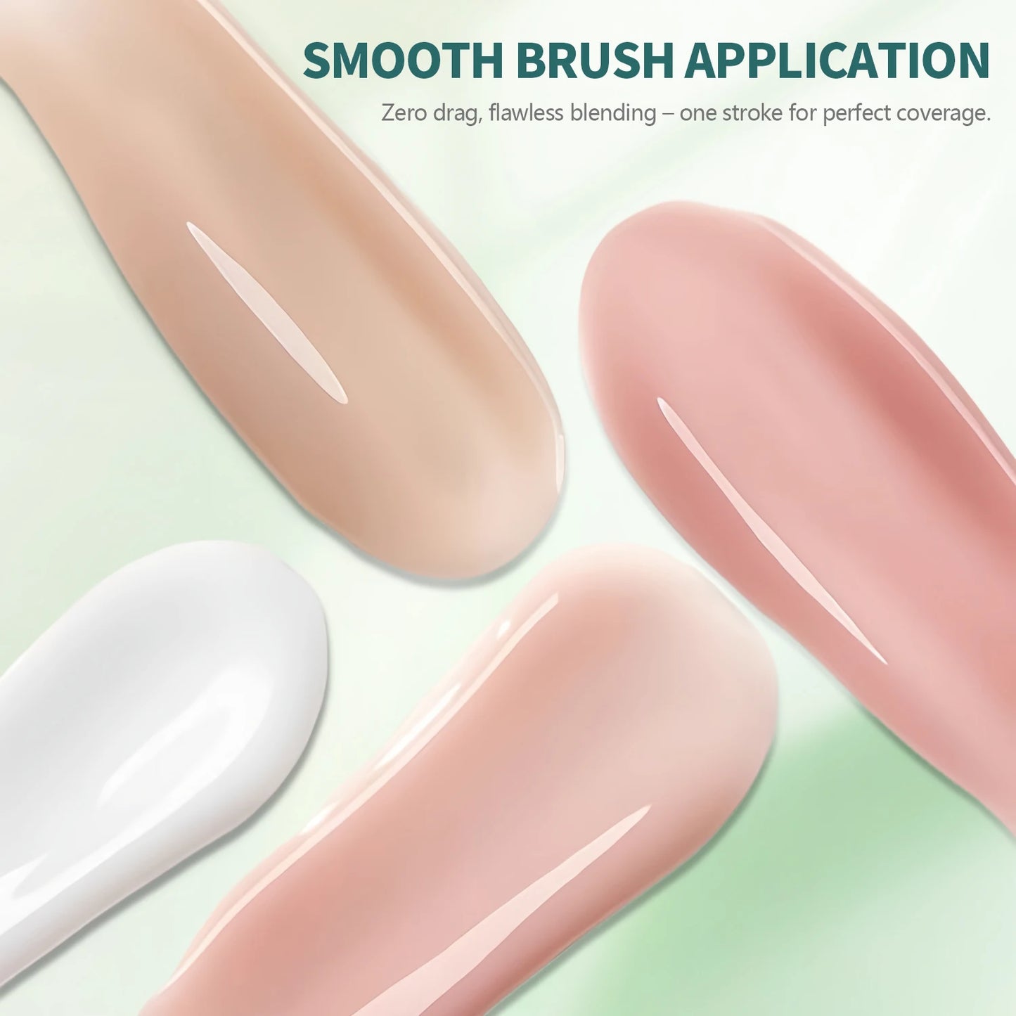 Nailpop 30/100g Hard Gel Milky Smooth UV Nail Gel for Quick Extension Long Lasting Soak Off Nail Builder Gel Nail Art Manicure