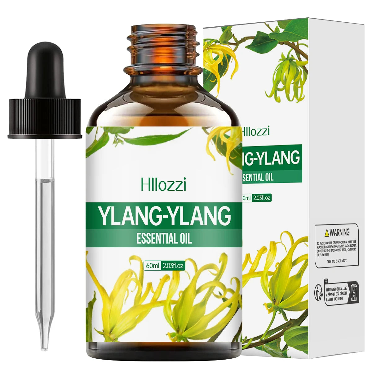 100ml/60ml/30ml Ylang Ylang essential oil For skin care, body care, hydration, long-lasting fragrance, multifunctional essential