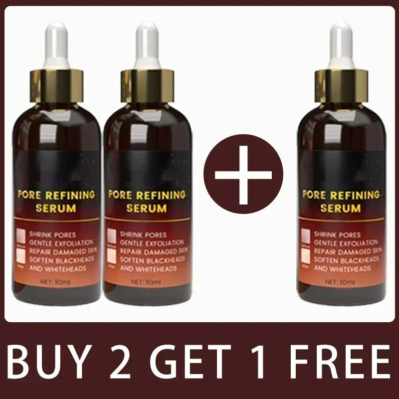 Pore Minimizing Serum Acid Shrink Pores Removing Large Pores Blackheads face Moisturizing Brightning Skin Care Essence Oil