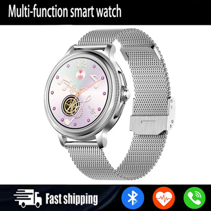 2025 New Women's Smart Watch 1.2-inch Full Circle Full Touch Screen Heart Rate Sleep Monitoring Built in Multi sport Mode Watch