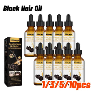 1/3/5/10pcs Gray Hair Treatment Serum White To Black Repair 100%Natural Color Black Rice Nourish Spray Anti Loss Hair High