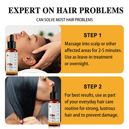 Natural Batana Oil For Hair Growth Anti-Hair Loss Strengthen Roots Repair Damaged Dry Hair Care Essence Oil Eliminate Split Ends